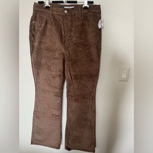 Old navy corduroy high rise flare bottom, size 14